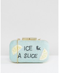 Asos Beach Juicy Slice Ice And A Slice Hard Clutch Bag
