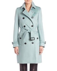 burberry kensington cashmere trench coat