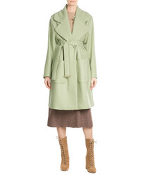 Rochas Wool Coat With Cashmere