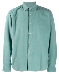 Mint Corduroy Long Sleeve Shirt