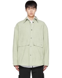 Wooyoungmi Green Button Up Shirt