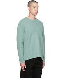 Solid Homme Blue Crewneck Sweater