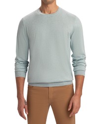 Bugatchi Cotton Cashmere Crewneck Sweater In Celadon At Nordstrom
