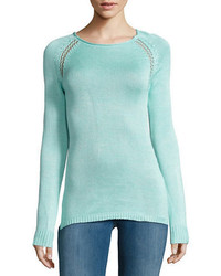 Design Lab Lord Taylor Knit Roundneck Sweater