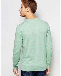 Esprit Crew Neck Sweater In Cotton Cashmere