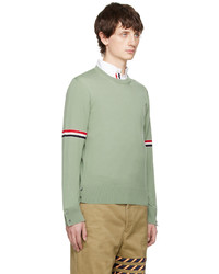 Thom Browne Green Armband Sweater