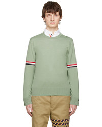 Thom Browne Green Armband Sweater