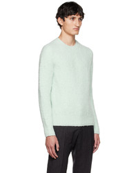 AMI Alexandre Mattiussi Green Crewneck Sweater