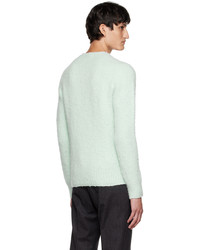 AMI Alexandre Mattiussi Green Crewneck Sweater