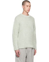 AMOMENTO Green Crewneck Sweater
