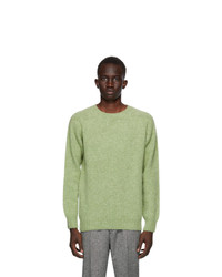 Harmony Green Shaggy Sweater