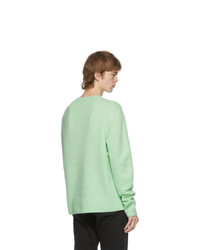 Acne Studios Green Wool And Cashmere Sweater