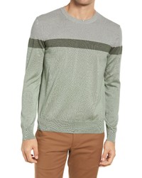 BOSS Uklam Stripe Cotton Sweater