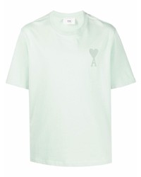 Ami Paris Ami De Coeur Organic Cotton T Shirt