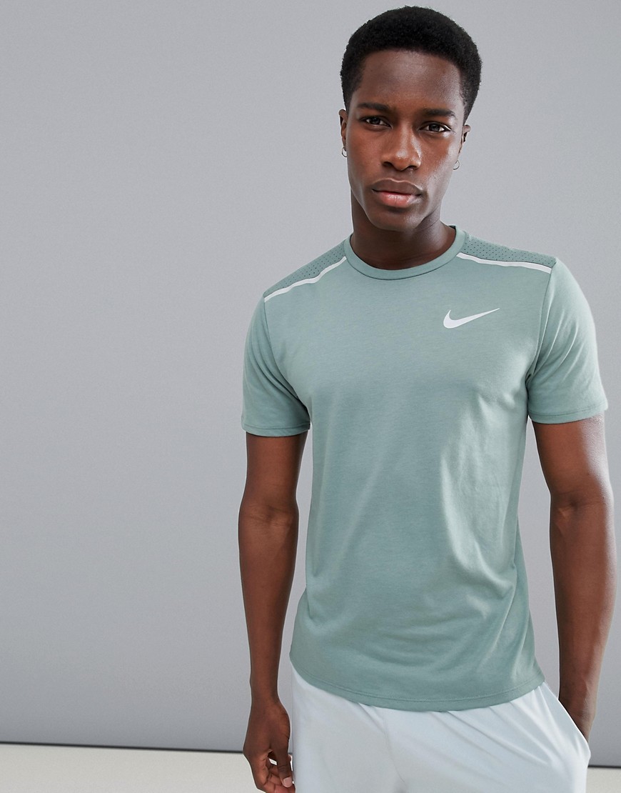 Detenerse multitud El propietario Nike Running Breathe Tailwind T Shirt In Green 892813 365, $26 | Asos |  Lookastic