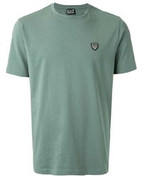 Ea7 Emporio Armani Core Shield Crested T Shirt