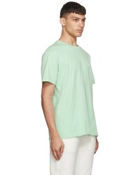 MAISON KITSUNÉ Green Cotton T Shirt