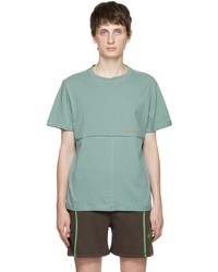 Eckhaus Latta Green Lapped T Shirt