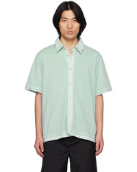 C2h4 Green Layered Shirt