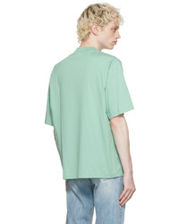 Acne Studios Green Mock Neck T Shirt