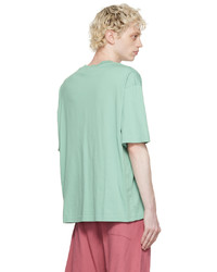 Acne Studios Green Organic Cotton Pocket T Shirt