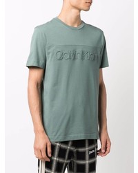 Calvin Klein Logo Embossed T Shirt