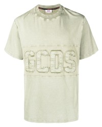 Gcds Logo Patch Cotton T Shirt