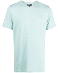 A.P.C. Logo Print Jersey Knit T Shirt