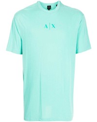 Armani Exchange Logo Print Short Sleeved T Shirt