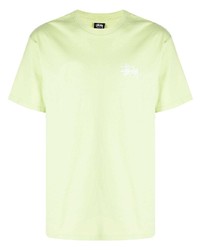 Stussy Logo Print T Shirt