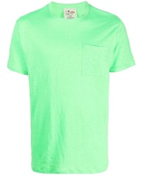 MC2 Saint Barth Patch Pocket Linen T Shirt