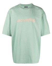 Jacquemus Raphia Macram Logo T Shirt