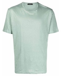 Ermenegildo Zegna Round Neck Linen T Shirt