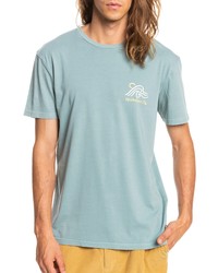 Quiksilver Slow Mover Short Sleeve Graphic Tee In Sea Pine At Nordstrom