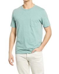 Faherty Sunwashed Organic Cotton Pocket T Shirt