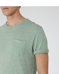 Reiss Tropics Linen Mix T Shirt