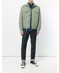 Ps By Paul Smith Chest Pocket Denim Jacket