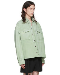 Ottolinger Green Oversized Denim Jacket
