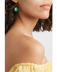 Melissa Joy Manning 14 Karat Gold Chrysoprase Earrings