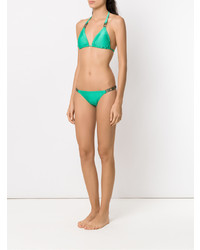Amir Slama Embellished Triangle Top Bikini Set