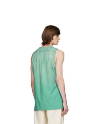 Lanvin Green Dyed Bell Shirt