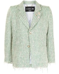 COOL T.M Embroidered Single Breasted Blazer