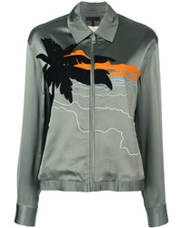 Rag & Bone Beach Embroidered Bomber Jacket
