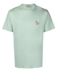 MAISON KITSUNÉ Embroidered Logo T Shirt