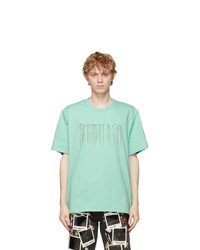 Doublet Green Chain Fringe Embroidery T Shirt
