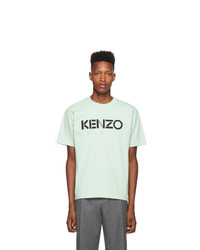 Kenzo Green Cotton Jersey Skate T Shirt