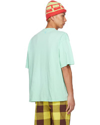 Acne Studios Green Embroidered T Shirt