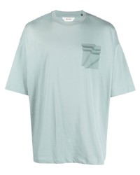 Zegna Logo Embroidered T Shirt