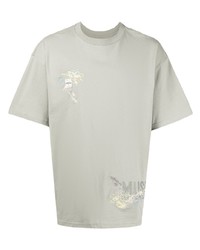 Musium Div. Paint Splatter Embroidered Logo T Shirt