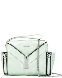 Mint Embroidered Crossbody Bag